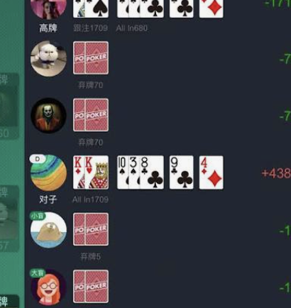 HH Poker范围复盘检查表示意
